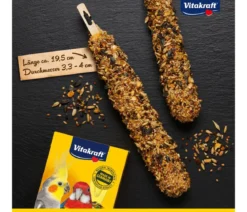 Vitakraft® Kräcker® Original Feather Care für Großsittiche, 2er Pack
