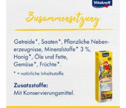 Vitakraft® Kräcker® Original Feather Care für Großsittiche, 2er Pack