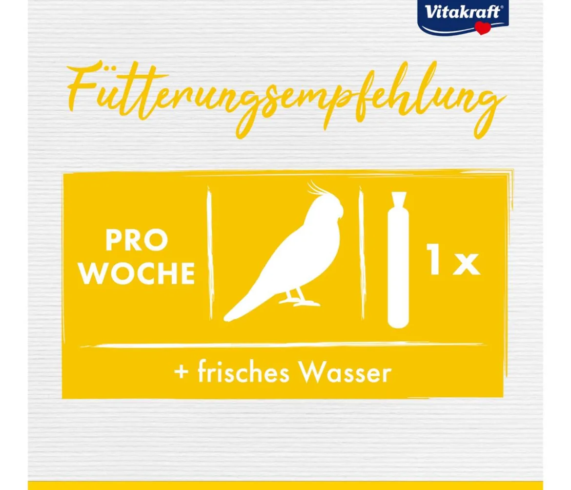 Vitakraft® Kräcker® Original Feather Care für Großsittiche, 2er Pack