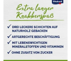 Vitakraft® Kräcker® Original + Honig & Dinkel für Hamster, 2er Pack