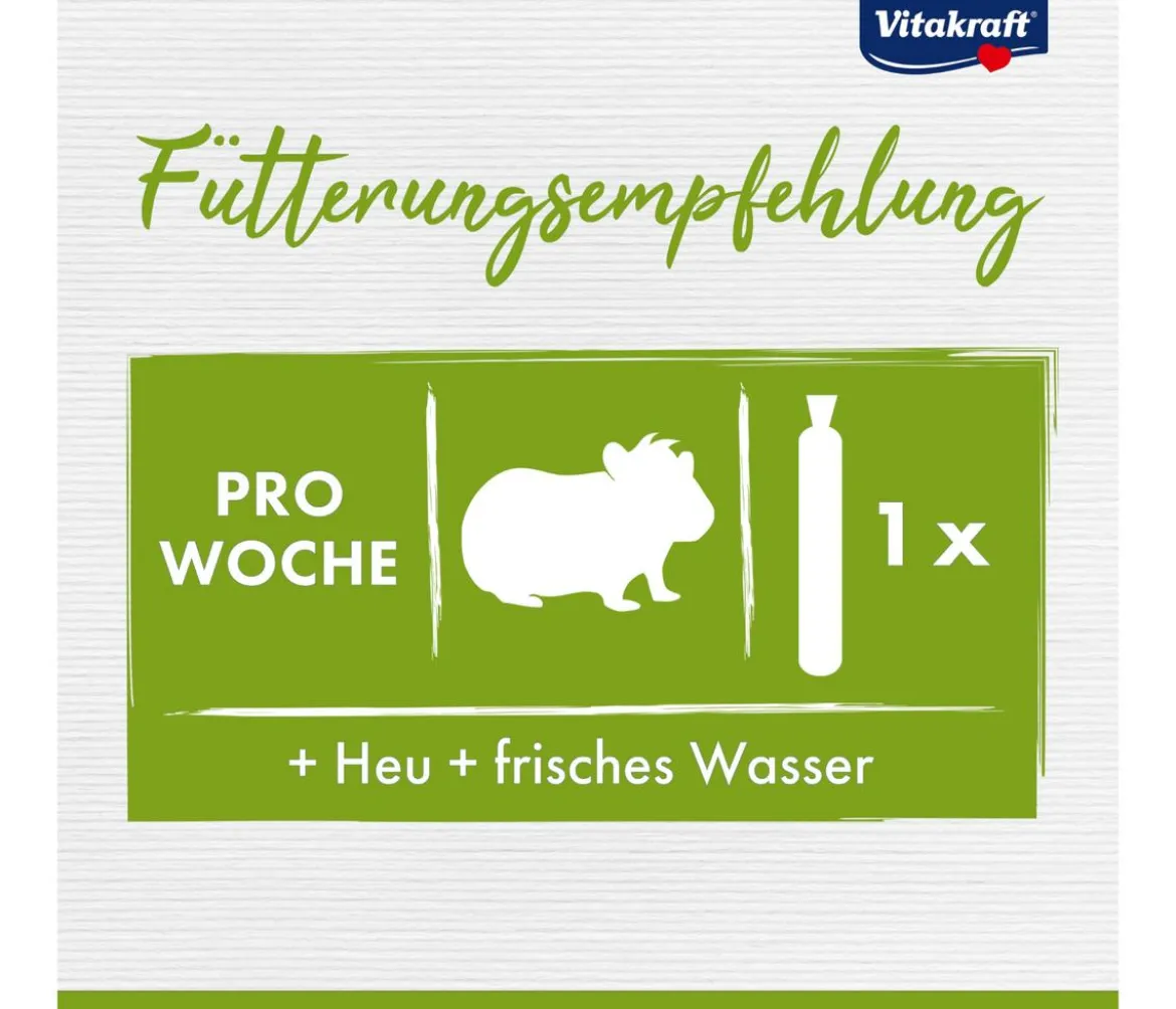 Vitakraft® Kräcker® Original + Honig & Dinkel für Meerschweinchen, 2er Pack