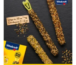 Vitakraft® Kräcker® Original Mix + Ei / Frucht / Honig für Kanarien, 3er Pack