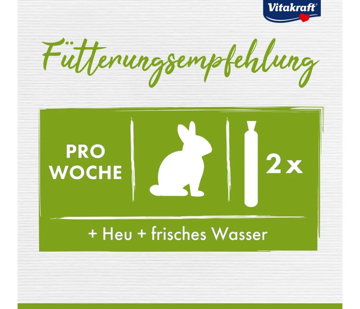Vitakraft® Kräcker® Original + Popcorn & Honig für Zwergkaninchen, 2er Pack