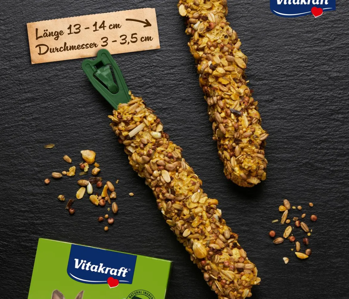 Vitakraft® Nagersnack Kräcker® Original Honig + Dinkel für Zwergkaninchen, 2er Pack