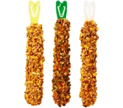 Vitakraft® Nagersnack Kräcker® Original Mix + Citrus/Gemüse/Honig für Meerschweinchen, 3er Pack