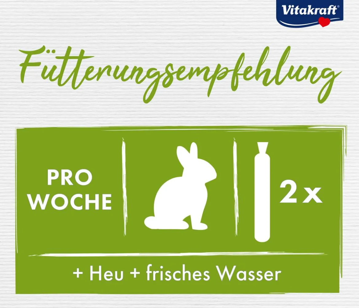 Vitakraft® Nagersnack Kräcker® Original Wald- + Holunderbeere für Zwergkaninchen, 2er Pack