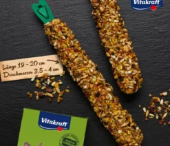 Vitakraft® Nagersnack Kräcker® Original Frucht + Gemüse für Zwergkaninchen, 2er Pack