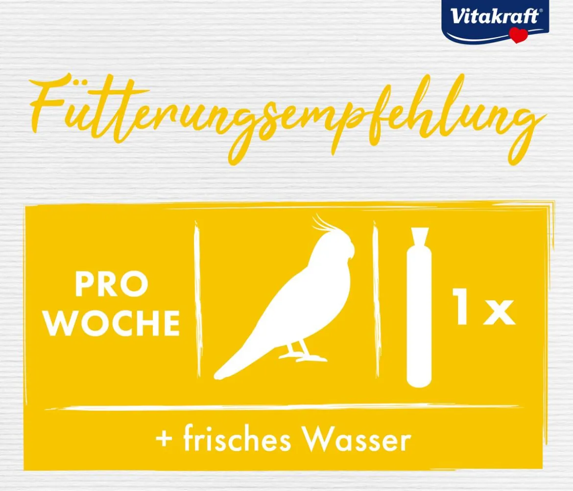Vitakraft® Vogelsnack Kräcker® Original Kiwi + Citrus für Großsittiche, 2er Pack