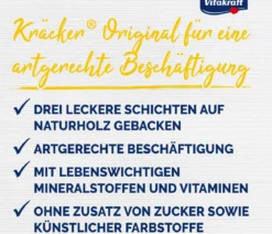 Vitakraft® Vogelsnack Kräcker® Original Kiwi + Citrus für Großsittiche, 2er Pack