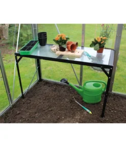 Vitavia Aluminiumtisch, 1 Ablage