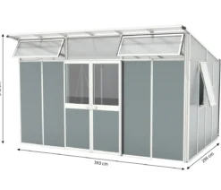 Vitavia Gerätehaus Atlas 11500, ca. B393/H242/T295 cm