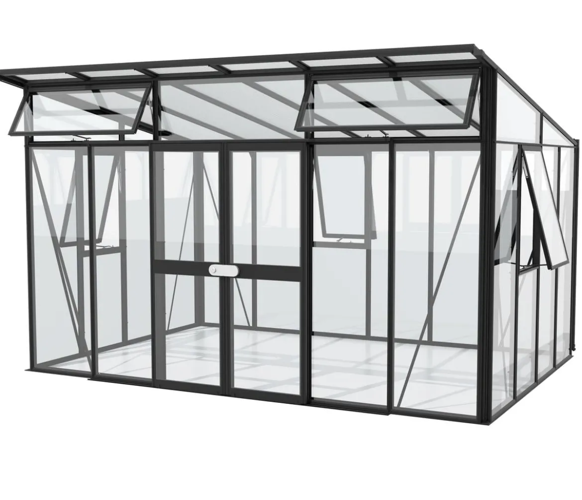 Vitavia Gewächshaus Artemis 11500 ESG/HKP, ca. B393/H242/T295 cm