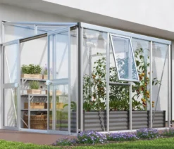 Vitavia Gewächshaus Athene 7000 ESG/HKP, ca. B271/H239/T266 cm
