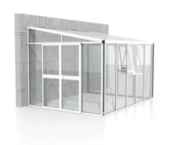 Vitavia Gewächshaus Athene 8600 ESG/HKP, ca. B334/H239/T266 cm