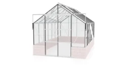 Vitavia Gewächshaus Cassiopeia 11500 ESG, ca. B257/H249/T448 cm
