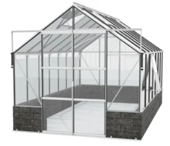 Vitavia Gewächshaus Cassiopeia 11500 ESG, inkl. Sockelmauer Basalt