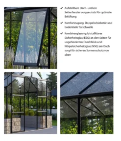Vitavia Gewächshaus Cassiopeia 11500, ESG/NSG