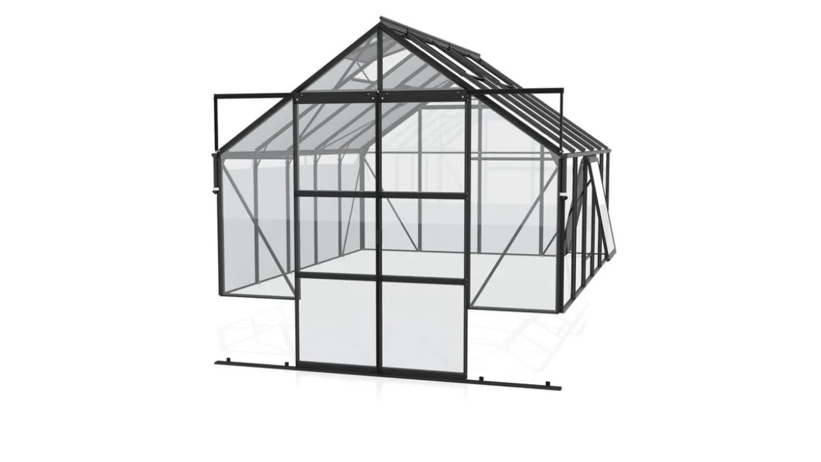 Vitavia Gewächshaus Cassiopeia 8300 ESG, ca. B257/H249/T323 cm
