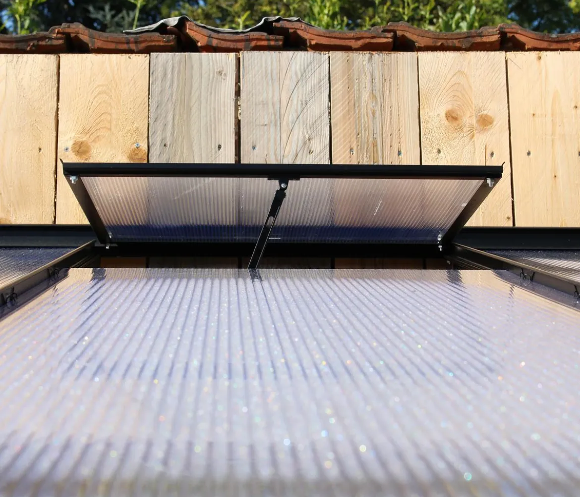 Vitavia Gewächshaus Iris 5200 ESG/HKP, ca. B262/H221/T201 cm