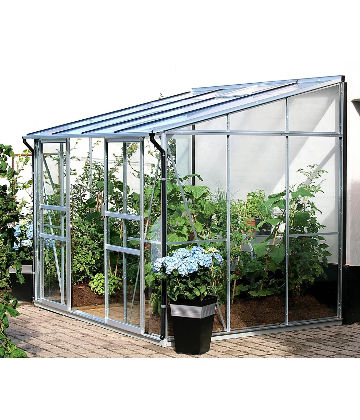 Vitavia Gewächshaus Iris 5200 ESG/HKP, ca. B262/H221/T201 cm