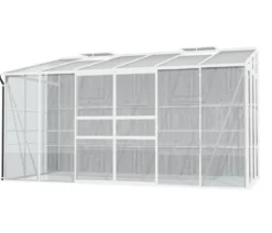 Vitavia Gewächshaus Iris 7800 ESG/HKP, ca. B387/H221/T201 cm