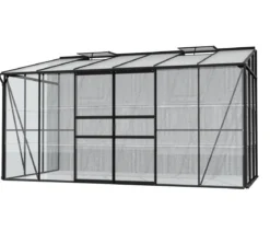 Vitavia Gewächshaus Iris 7800 ESG/HKP, ca. B387/H221/T201 cm