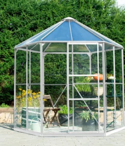 Vitavia Gewächshaus Luna 4500, inkl. Stahlfundamentrahmen, ca. B253/H263/T221 cm
