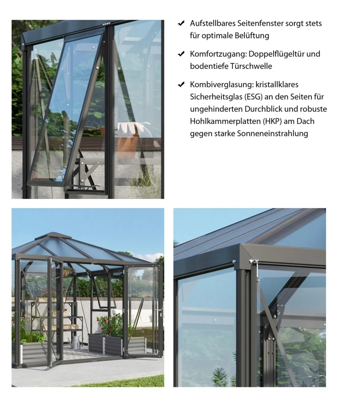 Vitavia Gewächshaus Moros, ESG/HKP