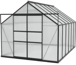 Vitavia Gewächshaus Neptun Plus 9900 HKP, inkl. Stahlfundamentrahmen, ca. B257/H238/T383 cm