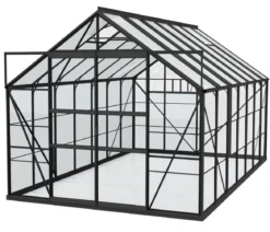Vitavia Gewächshaus Neptun Plus 11500 ESG/HKP, inkl. Stahlfundamentrahmen, ca. B254/H238/T441 cm