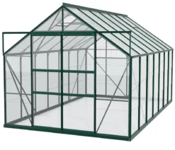 Vitavia Gewächshaus Neptun Plus 11500 ESG/HKP, inkl. Stahlfundamentrahmen, ca. B254/H238/T441 cm