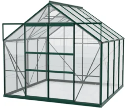 Vitavia Gewächshaus Neptun Plus 6700 ESG/HKP, inkl. Stahlfundamentrahmen, ca. B257/H238/T258 cm