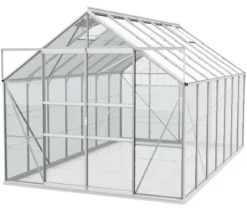 Vitavia Gewächshaus Neptun Plus 11500 ESG, inkl. Stahlfundamentrahmen, ca. B254/H238/T441 cm
