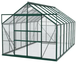 Vitavia Gewächshaus Neptun Plus 11500 ESG, inkl. Stahlfundamentrahmen, ca. B254/H238/T441 cm