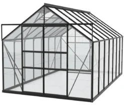 Vitavia Gewächshaus Neptun Plus 11500 ESG, inkl. Stahlfundamentrahmen, ca. B254/H238/T441 cm