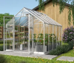 Vitavia Gewächshaus Orbit 8300, ESG/HKP, inkl. Stahlfundamentrahmen