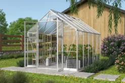 Vitavia Gewächshaus Orbit 8300, ESG/HKP, inkl. Stahlfundamentrahmen