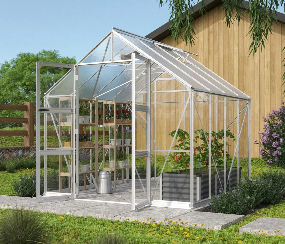 Vitavia Gewächshaus Orbit 6700, ESG/NSG, inkl. Fundament