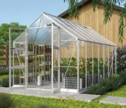 Vitavia Gewächshaus Orbit 11500, ESG/NSG, inkl. Stahlfundamentrahmen