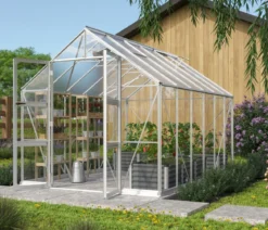 Vitavia Gewächshaus Orbit 9900, ESG/HKP, inkl. Stahlfundamentrahmen