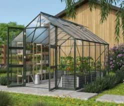 Vitavia Gewächshaus Orbit 9900, ESG/HKP, inkl. Stahlfundamentrahmen