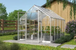 Vitavia Gewächshaus Orbit 8300, ESG/NSG, inkl. Stahlfundamentrahmen