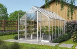 Vitavia Gewächshaus Orbit 11500, ESG/HKP, inkl. Stahlfundamentrahmen