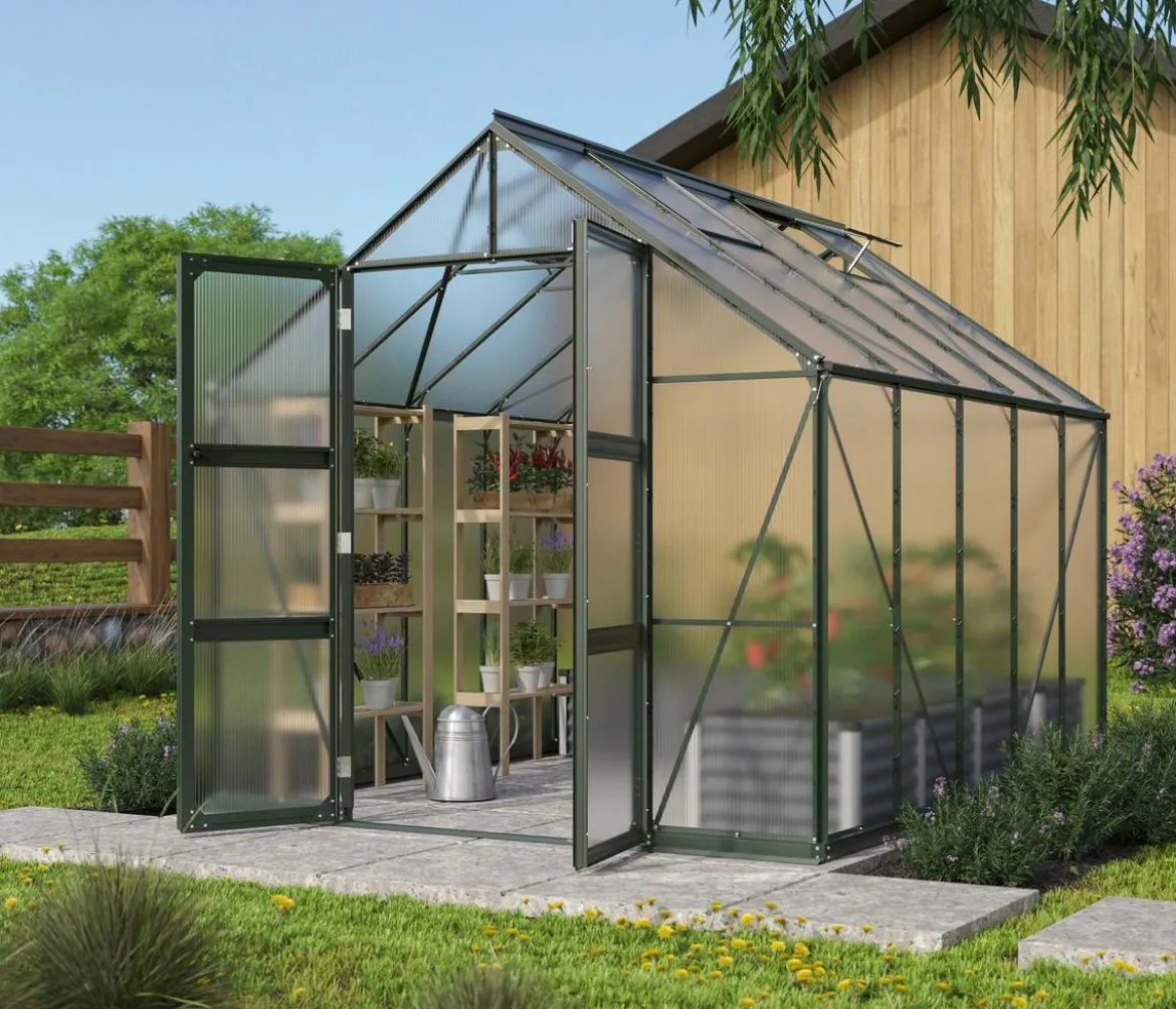 Vitavia Gewächshaus Orbit 8300, HKP, inkl. Stahlfundamentrahmen