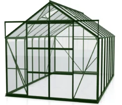 Vitavia Gewächshaus Phönix 11500 ESG/HKP, inkl. Stahlfundamentrahmen, ca. B257/H254/T448 cm