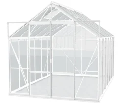 Vitavia Gewächshaus Phönix 11500 ESG/HKP, inkl. Stahlfundamentrahmen, ca. B257/H254/T448 cm