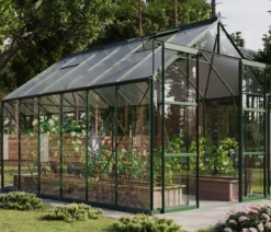 Vitavia Gewächshaus Phönix 9900 ESG/HKP, inkl. Stahlfundamentrahmen, ca. B257/H254/T386 cm