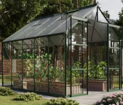 Vitavia Gewächshaus Phönix 8300 ESG/NSG, inkl. Stahlfundamentrahmen, ca. B257/H254/T324 cm