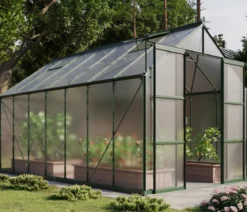 Vitavia Gewächshaus Phönix 11500 HKP, inkl. Stahlfundamentrahmen, ca. B257/H254/T448 cm