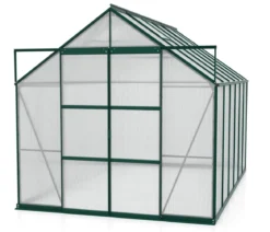 Vitavia Gewächshaus Phönix 9900 HKP, inkl. Stahlfundamentrahmen, ca. B257/H254/T386 cm